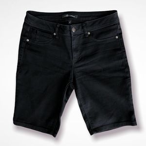 A3 Denim Biker Shorts